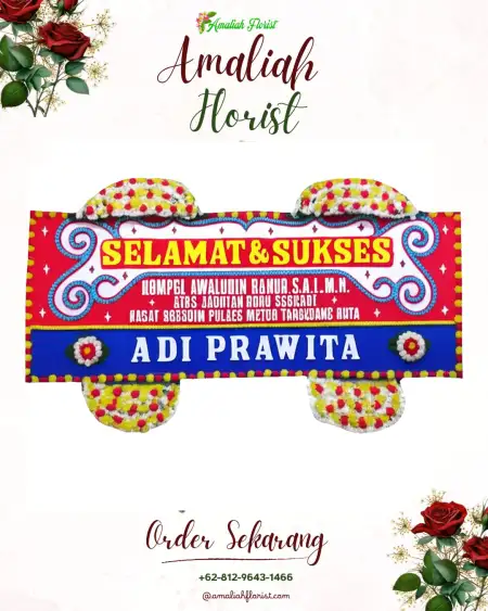 Papan Bunga Ucapan Selamat Kalirungkut