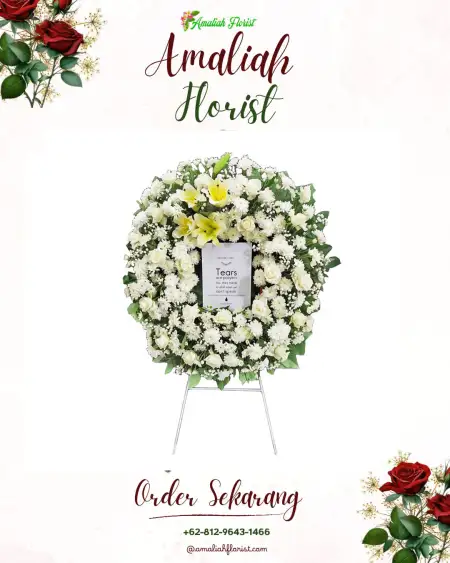 Krans Bunga Duka Kalirungkut